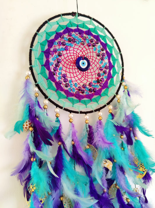 Healing evil eye dreamcatcher