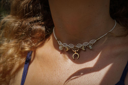 Echo Macrame Necklace