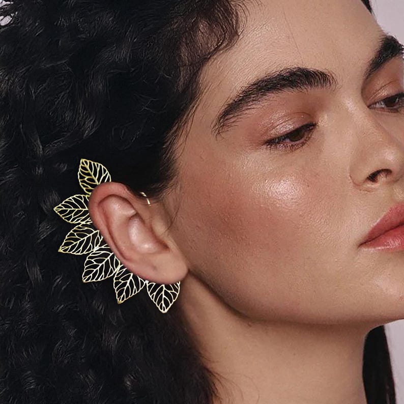 Code Cuff Light Leaf Ear Cuff – The Bohemian Store