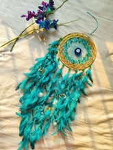 Load image into Gallery viewer, Turquoise Healing Dreamcatcher
