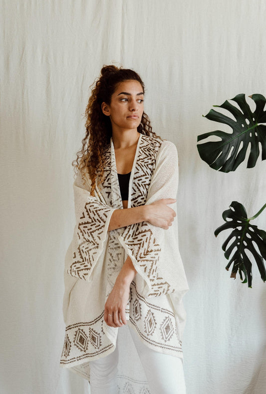 Inka White Kimono