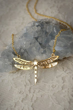 Load image into Gallery viewer, Dragonfly Pendant with chain
