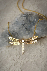 Dragonfly Pendant with chain