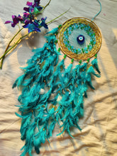 Load image into Gallery viewer, Turquoise Healing Dreamcatcher
