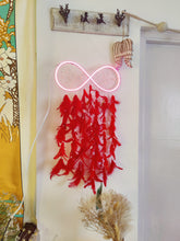 Load image into Gallery viewer, Infinity Red LED Dreamcatcher
