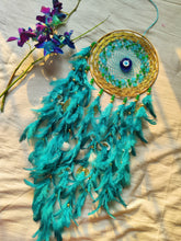 Load image into Gallery viewer, Turquoise Healing Dreamcatcher
