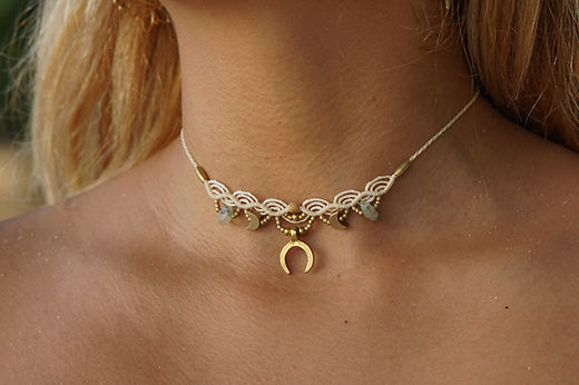 Echo Macrame Necklace
