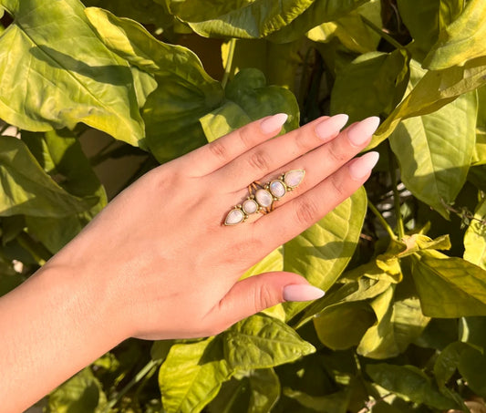 Moonstone Statement Ring