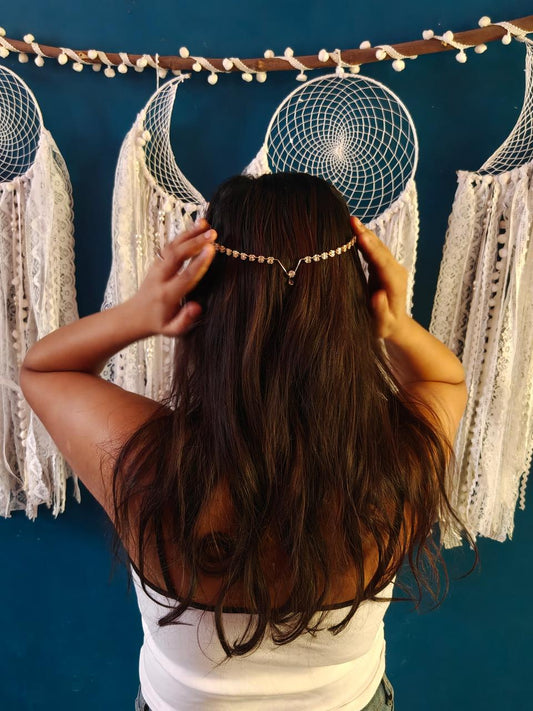 Nyra Moonstone Hair Crown