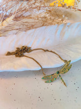 Load image into Gallery viewer, Dragonfly Pendant with chain
