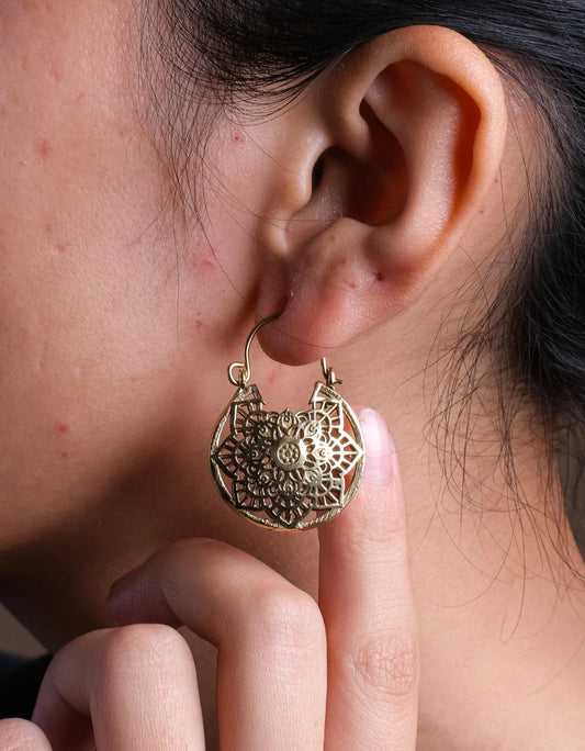 Sacred Mandala Earrings