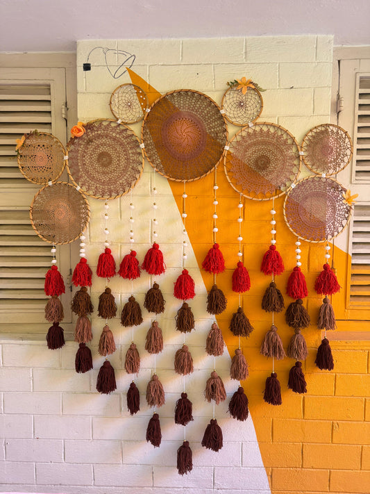 Earthy Whispers Cluster Dreamcatcher