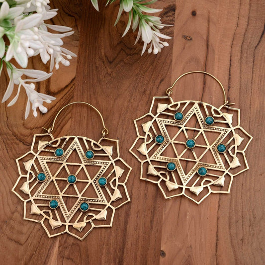 Mandala Big Hoop