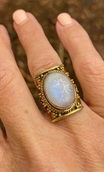 Muse Moonstone Ring