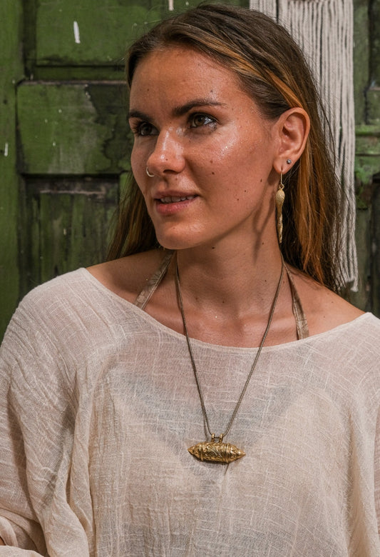 Mantra Box Necklace