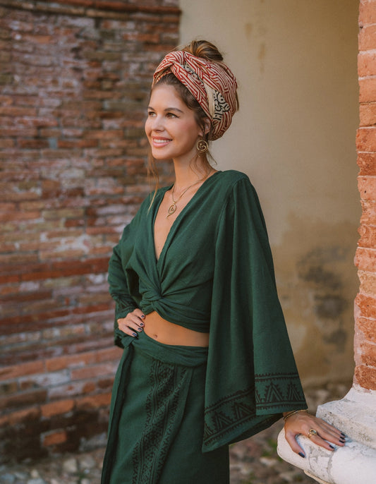 Mogu Wrap Top