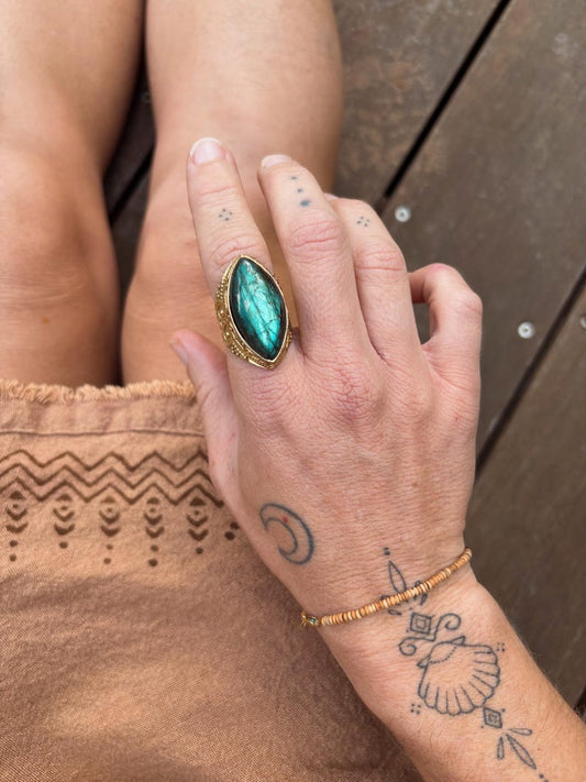Labradorite Vanki Ring