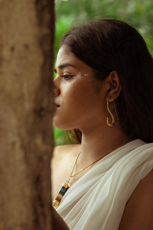 Serpent Drop Earrings