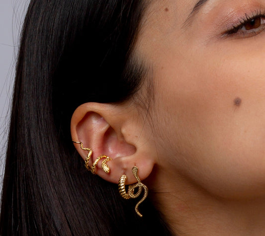 Dainty Snake Ear Cuff