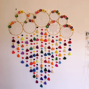 Mlti-Color Tassel Cluster Dreamcatcher