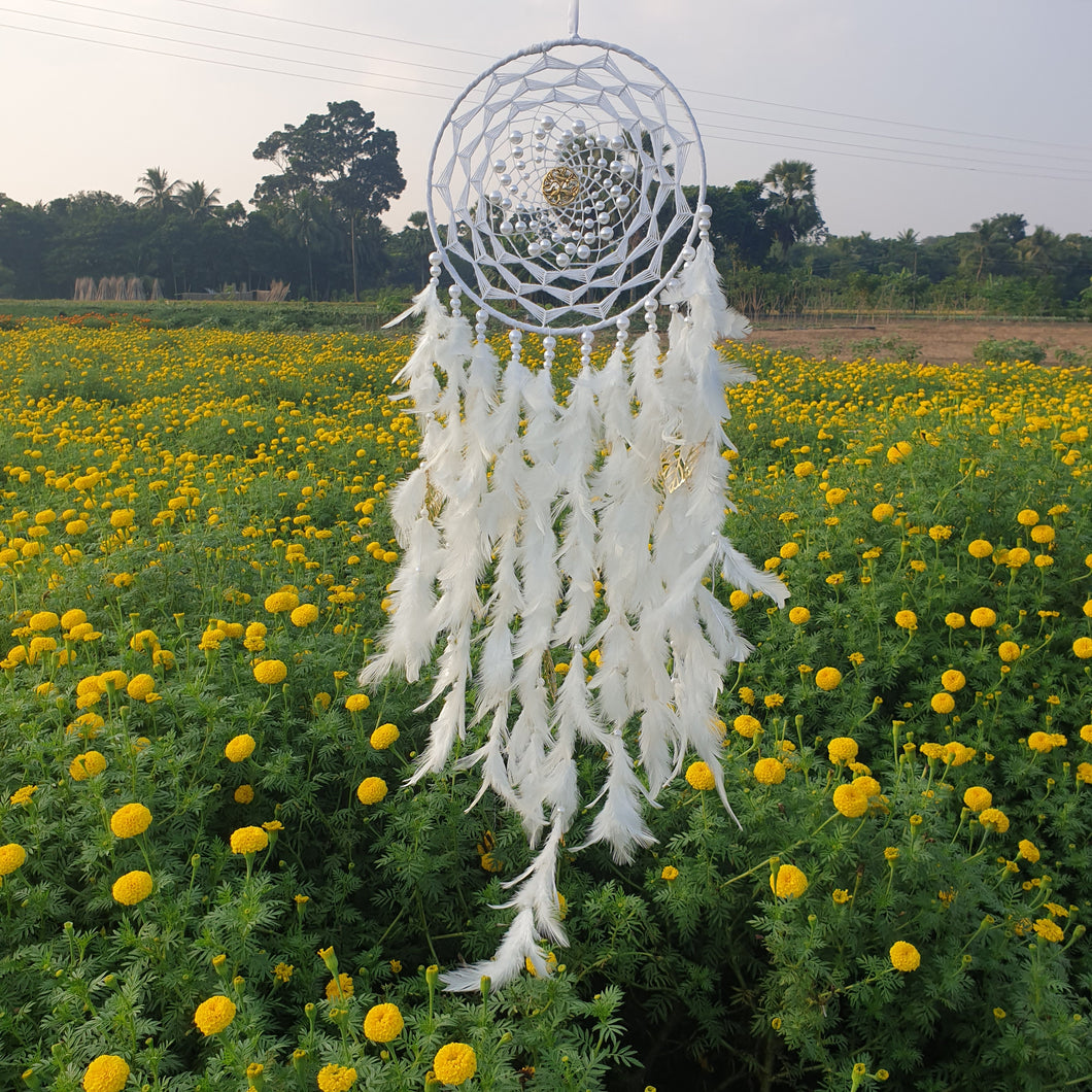 White Love Dreamcatcher