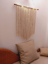 Load image into Gallery viewer, Crystalline Ivory Knots Macrame Hanging
