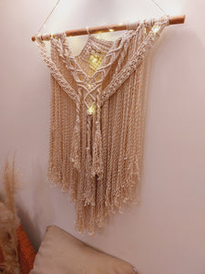 Exquisite Ivory Knots Macrame Hanging