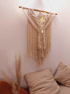 Exquisite Ivory Knots Macrame Hanging