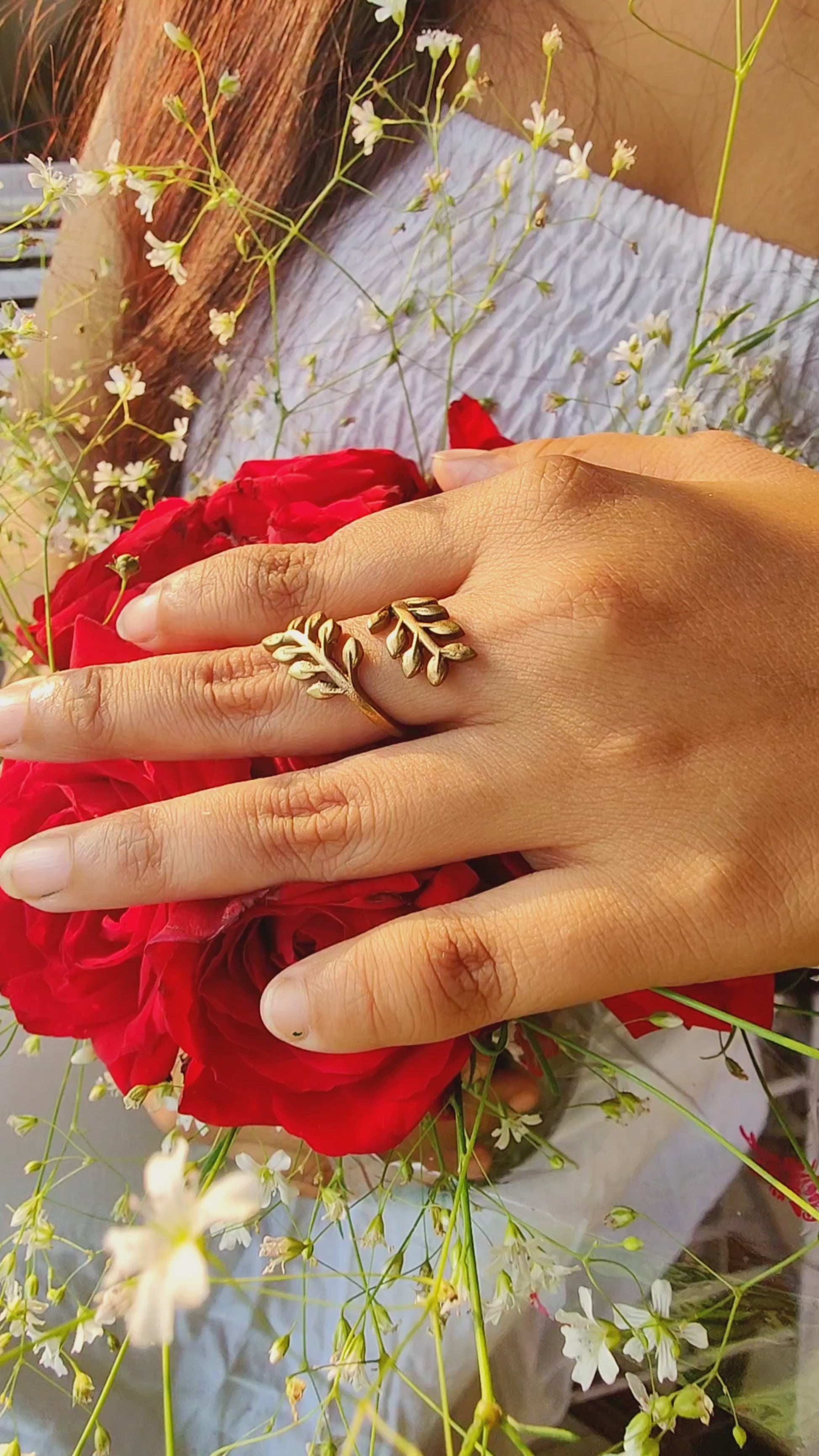 Fern Twisted Ring