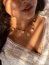 Load image into Gallery viewer, Pearl Necklace + Earrings + Ring Collective
