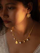 Load image into Gallery viewer, Pearl Necklace + Earrings + Ring Collective

