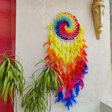Load image into Gallery viewer, Spiral Crochet Dreamcatcher
