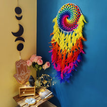 Load image into Gallery viewer, Spiral Crochet Dreamcatcher
