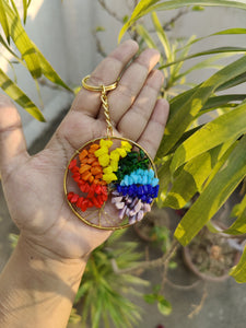 Rainbow Tree of Life Key-chain
