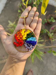 Rainbow Tree of Life Key-chain