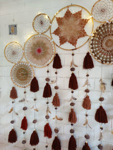 Shades of Mahogany Cluster Dreamcatcher