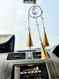 Cowbell wind chime suncatcher 