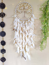 Load image into Gallery viewer, Dew Drops Tree Of Life Dreamcatcher
