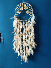 Load image into Gallery viewer, Dew Drops Tree Of Life Dreamcatcher
