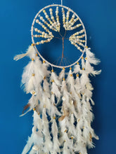 Load image into Gallery viewer, Dew Drops Tree Of Life Dreamcatcher
