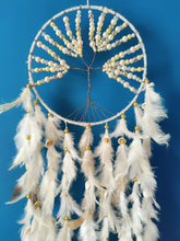 Load image into Gallery viewer, Dew Drops Tree Of Life Dreamcatcher
