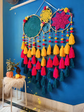 Load image into Gallery viewer, Diana Magenta Cluster Dreamcatcher
