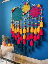 Load image into Gallery viewer, Diana Magenta Cluster Dreamcatcher
