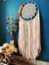 Load image into Gallery viewer, Bohemian Vegan Floral Dreamcatcher
