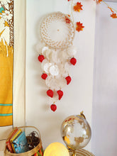 Load image into Gallery viewer, Boheme Red Lotus Capiz Shell Dreamcatcher
