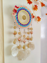 Load image into Gallery viewer, Mexican Pastel Capiz Shell Dreamcatcher
