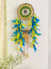 Load image into Gallery viewer, Emerald Legacies Windchime Dreamcatcher
