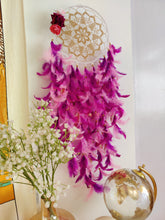 Load image into Gallery viewer, Golden Beauty Crochet Dreamcatcher
