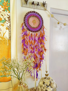 Lilac Tree Of Life Dreamcatcher