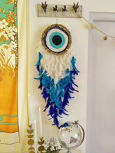 Load image into Gallery viewer, Gypsy Evileye Crochet Dreamcatcher
